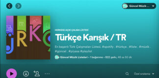 Spotify Türkçe Karışık Müzik Listeleri