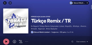 Spotify Türkçe Remix Güncel Dinleme Listesi 2022